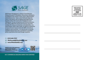 Postcard Design by VEGA-Designs for Sage Project Management | Design #15251691