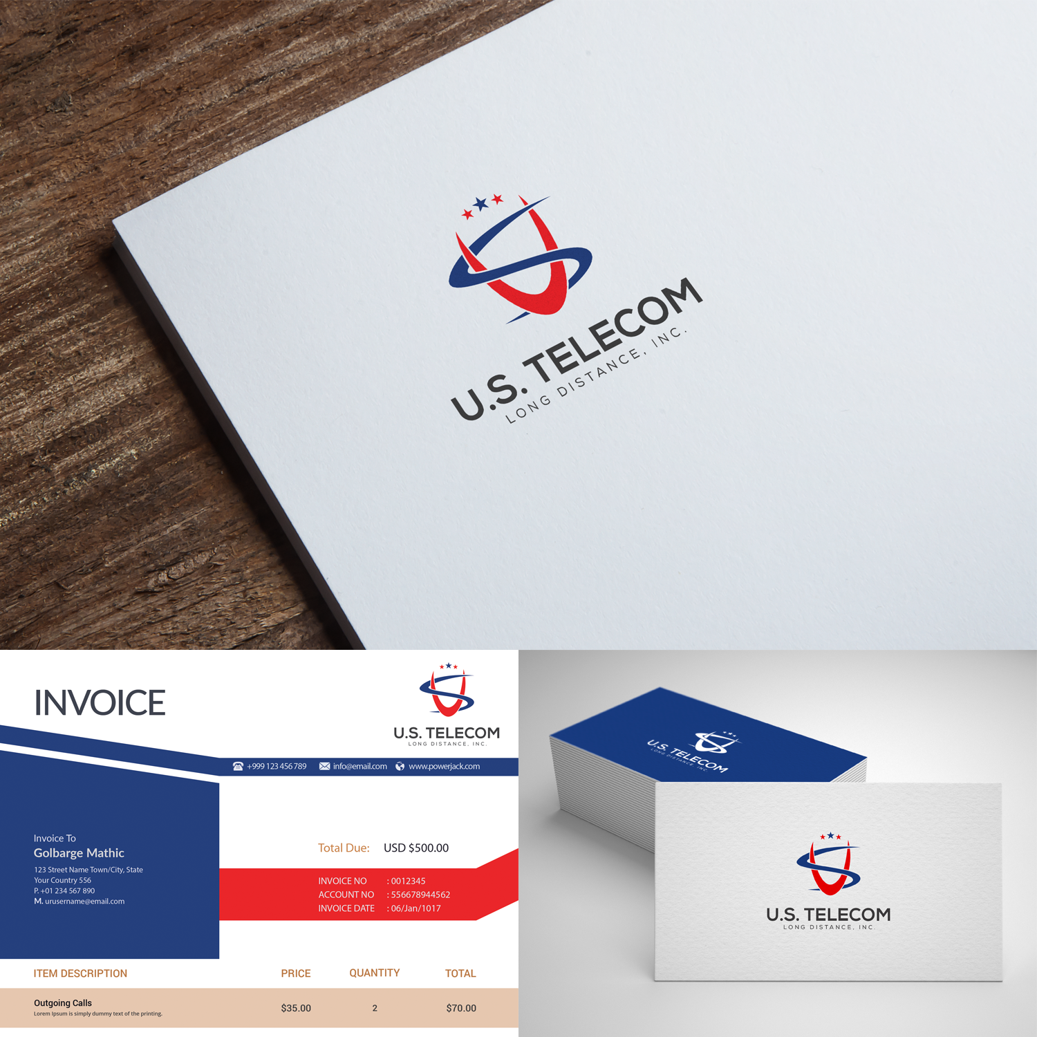 Distance Telecom Logo Elegant, Playful, Telecommunications Logo Design for U.S. Telecom Long ...