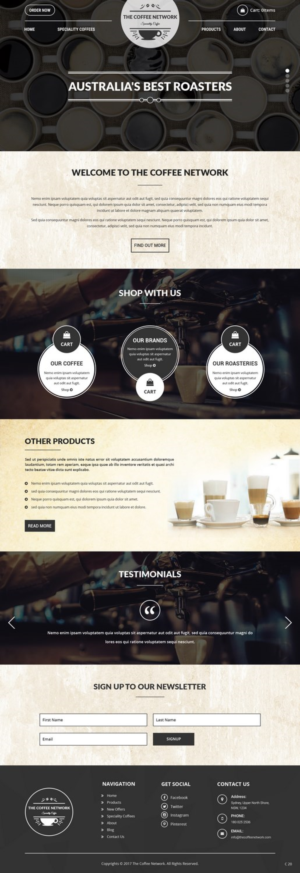 Web Design by pb for this project | Design: #15278932