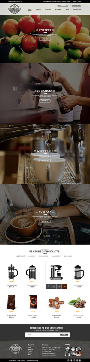 The Coffee Network | Diseño Web por bdesigner9