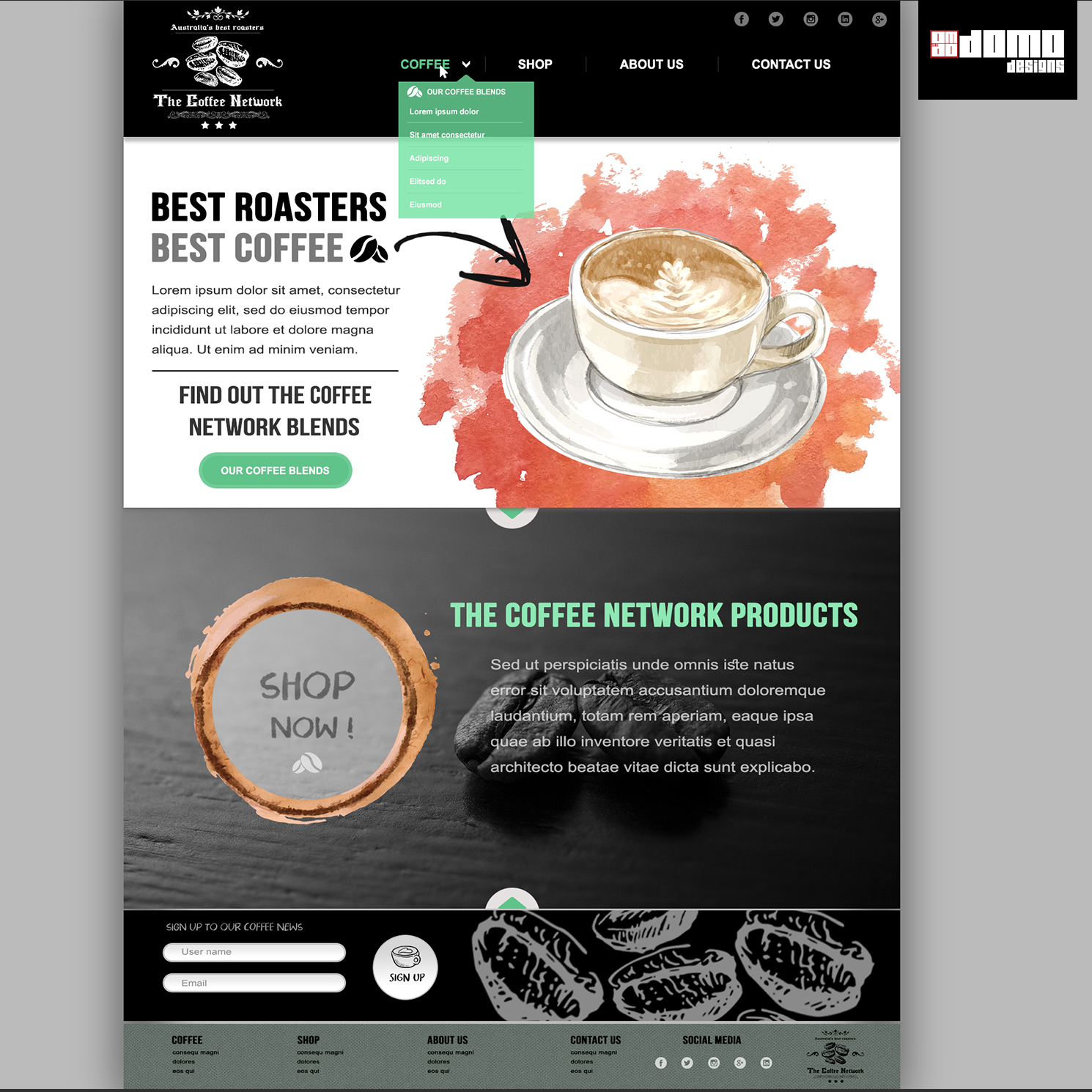 Web Design par Omar Dalam pour ce projet | Design #15319157