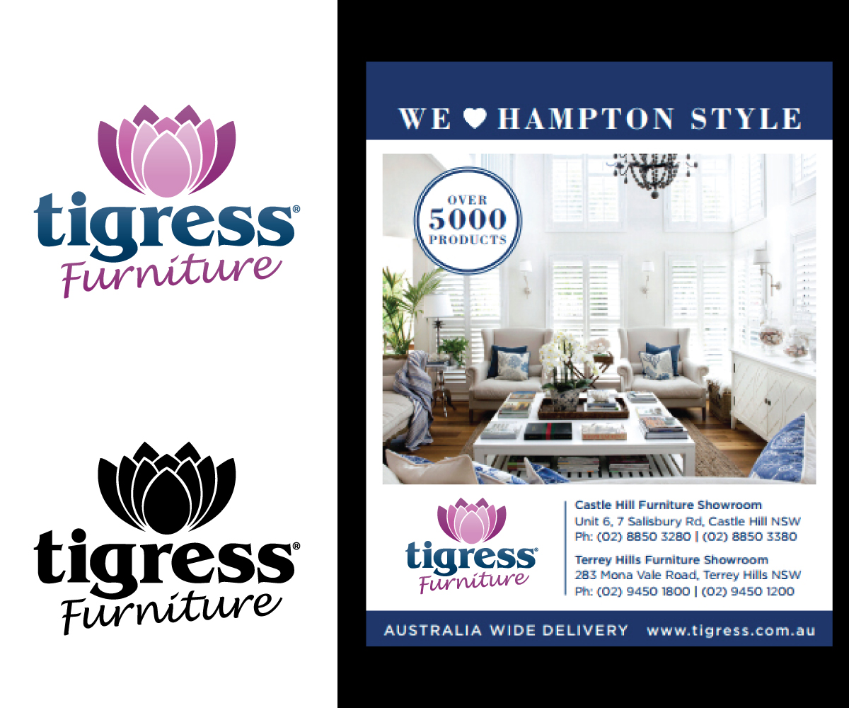 Logo Design by future logo.com for Tigress Furniture | Design #15247247