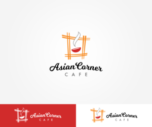 Asian Corner Cafe | Logo Design by Gridline Concepts