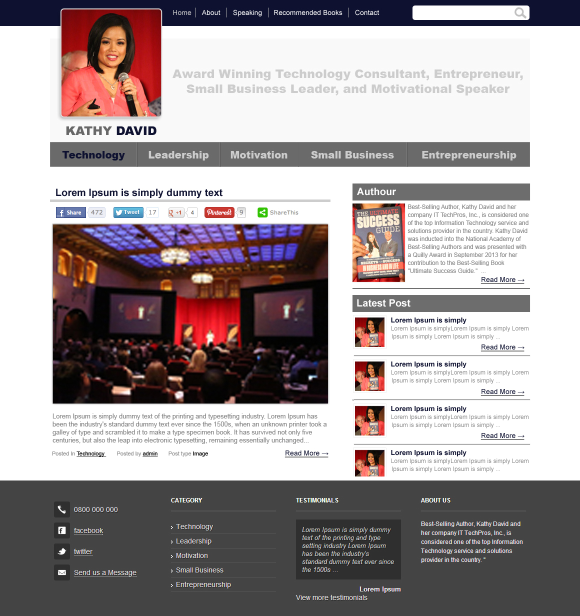 Wordpress Design by yasir for this project | Design #2592075