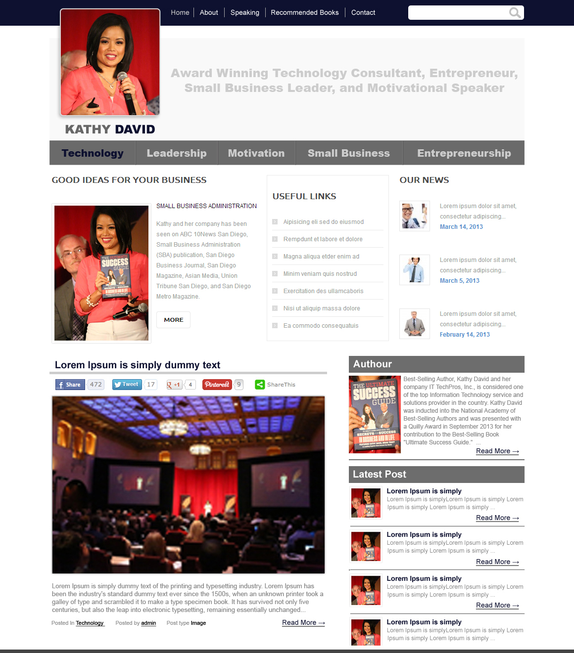 Wordpress Design by yasir for this project | Design #2592284