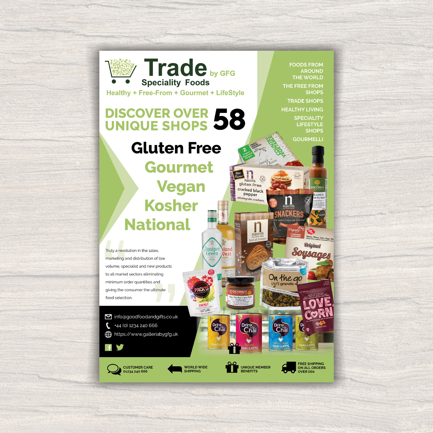 Flyer Design by Katyas Art and Design for The Good Food & Gift Company Ltd | Design #15263226