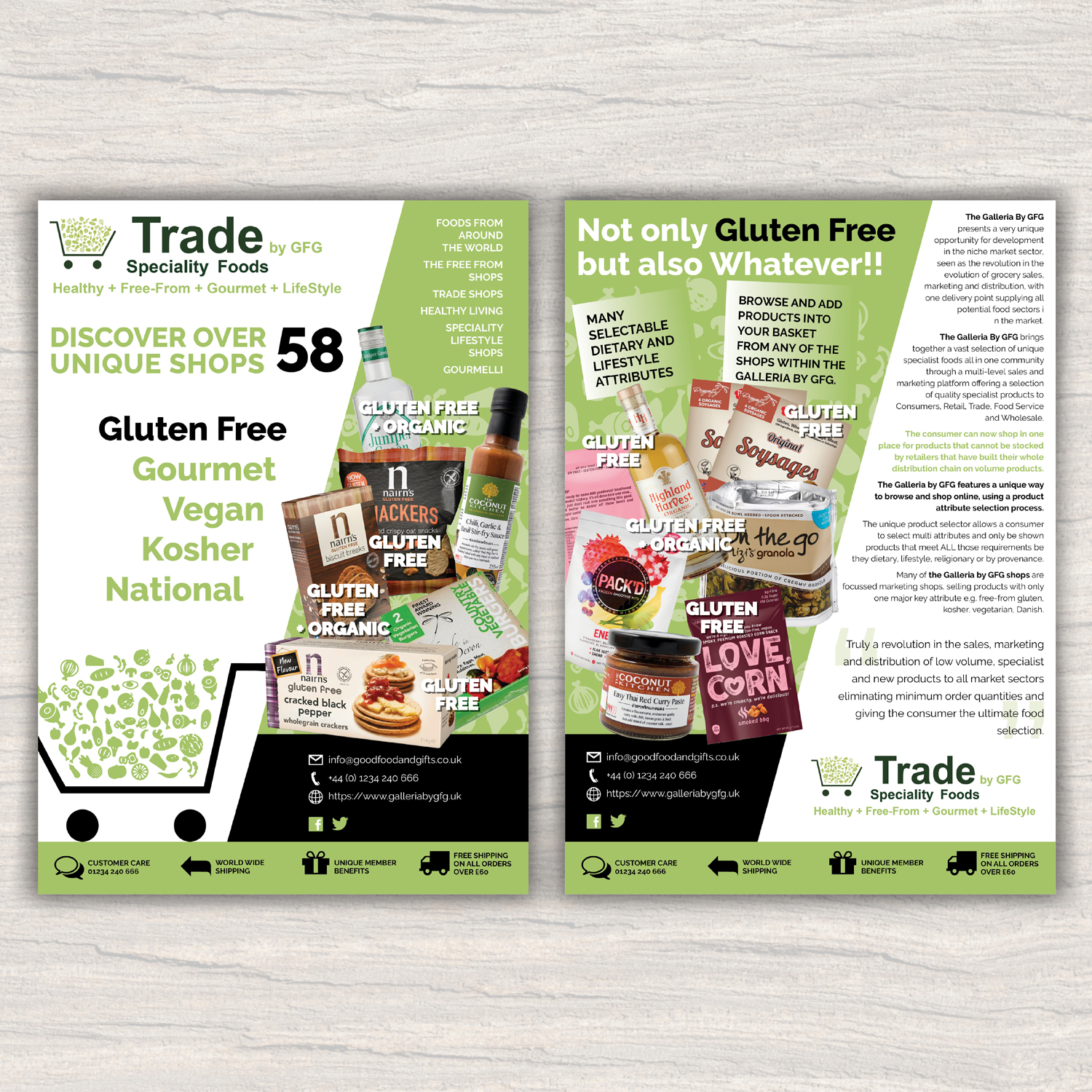 Flyer Design by Katyas Art and Design for The Good Food & Gift Company Ltd | Design #15288379