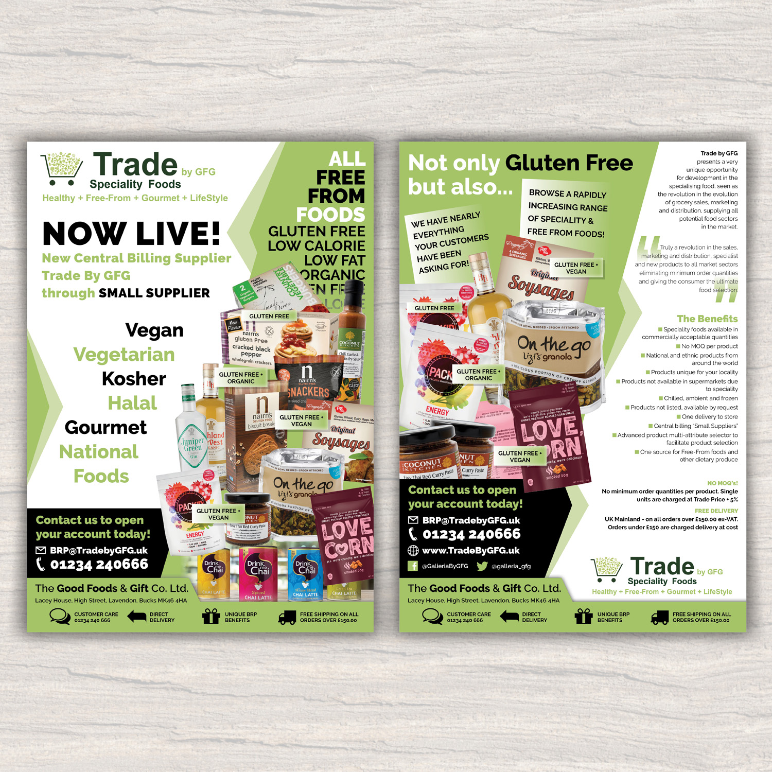 Flyer Design by Katyas Art and Design for The Good Food & Gift Company Ltd | Design #15308766