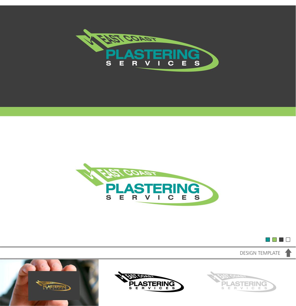 Diseño de Logo por DesignMX (Renan Mejia) para East Coast Plastering Services | Diseño #15253593