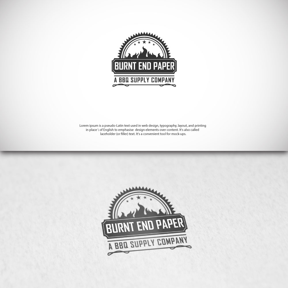 Logo Design by Kingdom Vision for Burnt End Paper | Design #15311719