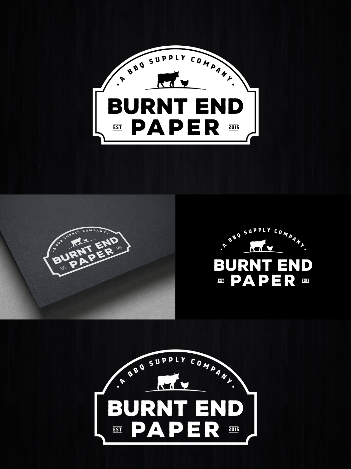 Logo Design by Ankit Bhattarai for Burnt End Paper | Design #15295286