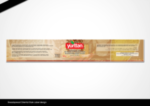 Breadspread Oriental Style - based on pepper- and tomatopaste with chosen spices | Etikett-Design von disign