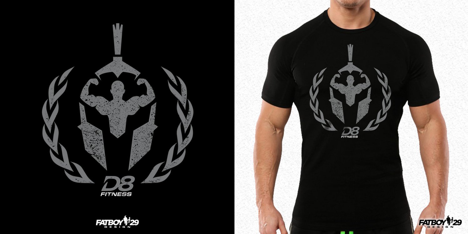 Diseño de Camiseta por Fatboy Graphic para D8 Fitness | Diseño #15359590