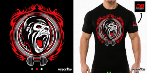 T-shirt Design by Fatboy Graphic for D8 Fitness | Design: #15359727