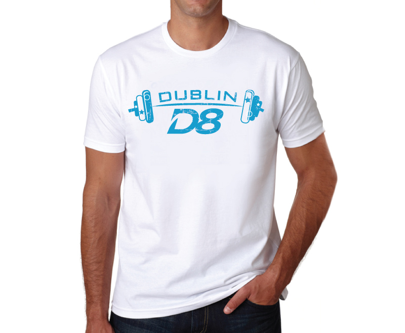 Diseño de Camiseta por instudio para D8 Fitness | Diseño #15275138
