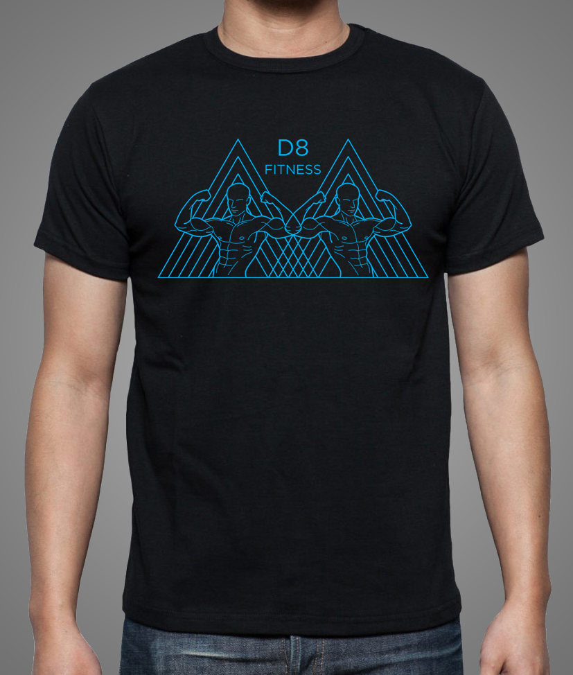 T-shirt Design by Rio Van for D8 Fitness | Design #15341220