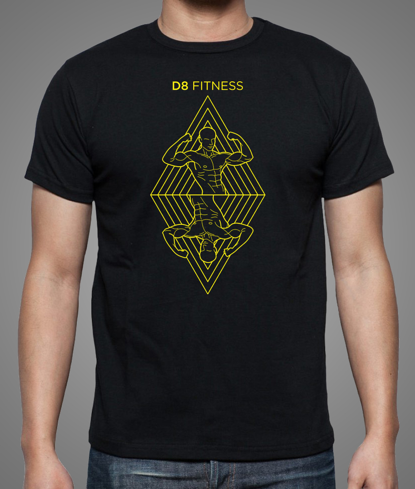Diseño de Camiseta por Rio Van para D8 Fitness | Diseño #15341228