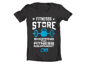 T-shirt Design by Muhammad Imran 3 for D8 Fitness | Design #15319432