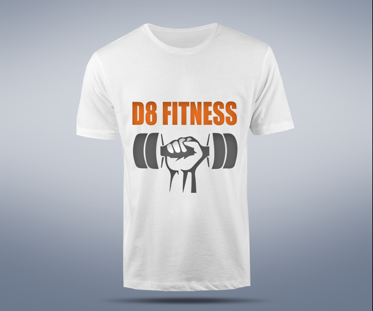 Diseño de Camiseta por Afsha 2 para D8 Fitness | Diseño #15371546