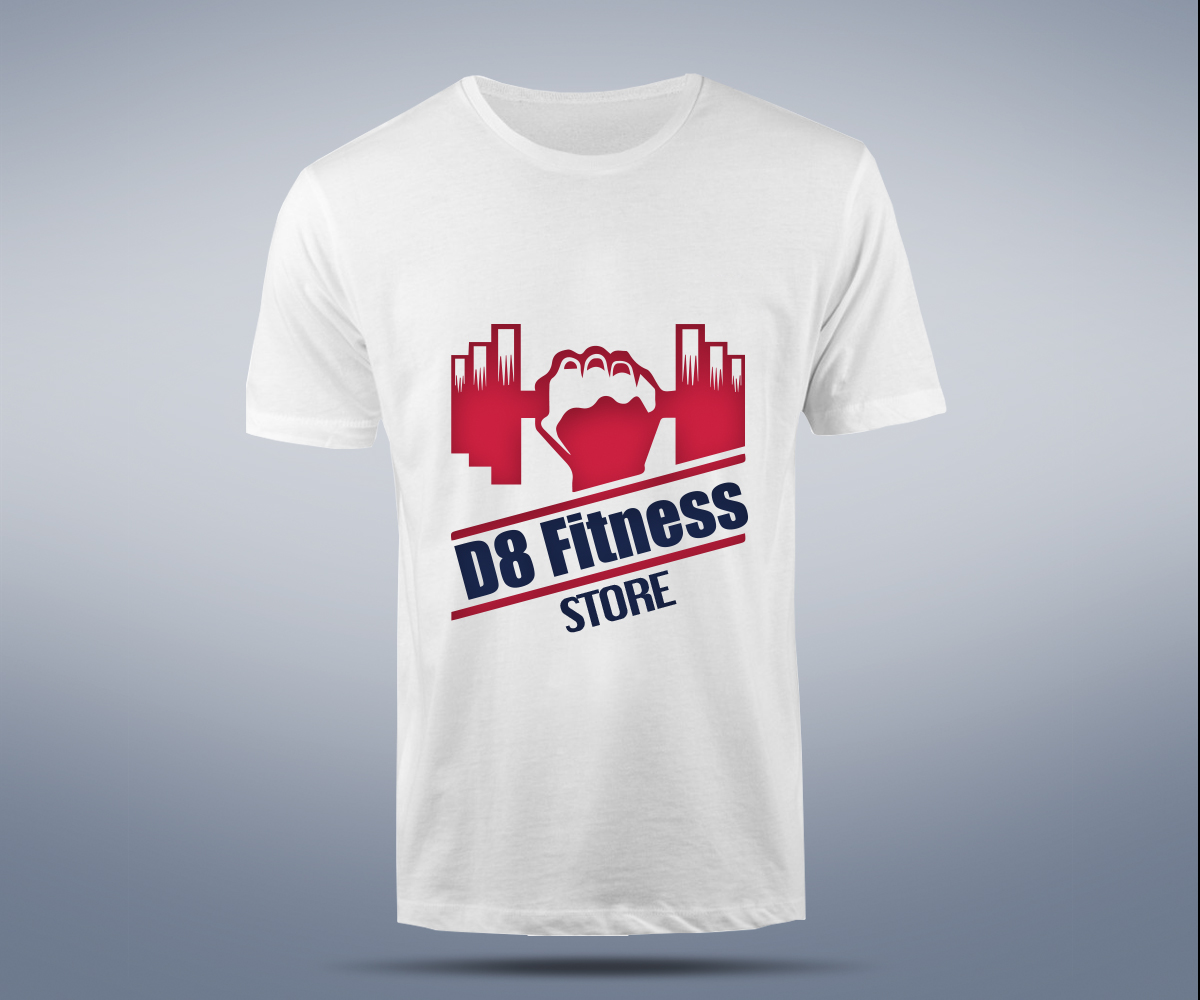 Diseño de Camiseta por Afsha 2 para D8 Fitness | Diseño #15371581