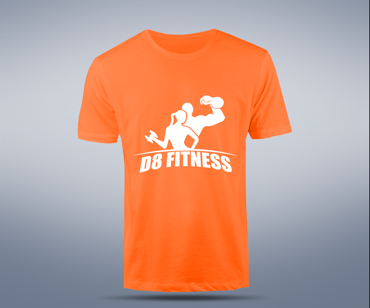 Diseño de Camiseta por Afsha 2 para D8 Fitness | Diseño #15371793