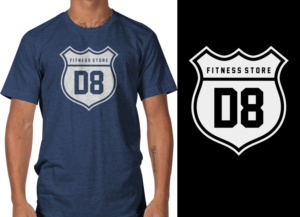 T-shirt Design by a.o.d for D8 Fitness | Design: #15293486