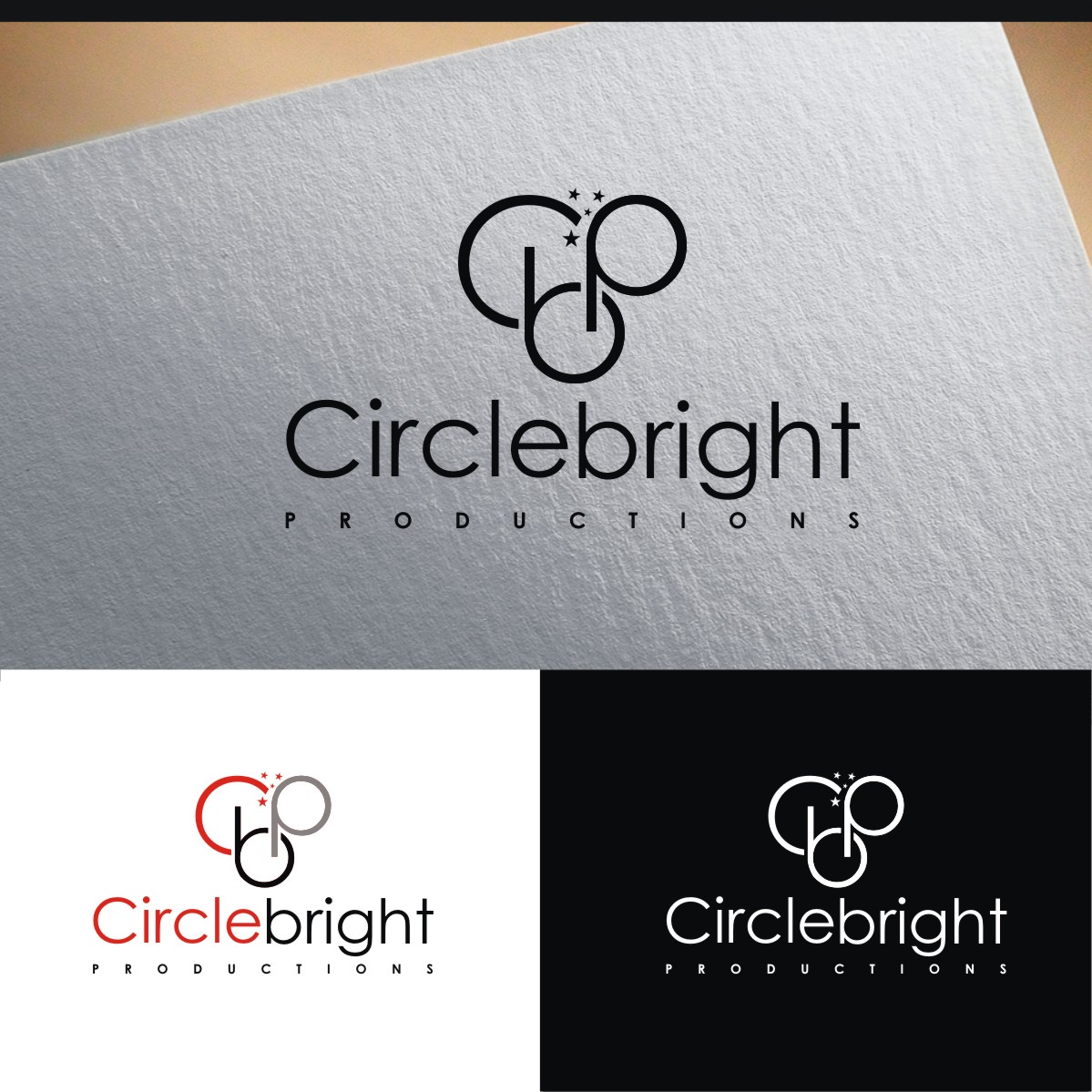 Logo Design by webeezine for Circle Bright Productions | Design #15278962