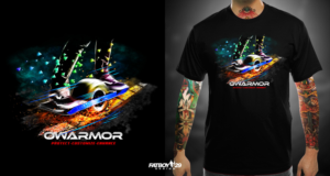New T-shirt Production and custom skateboard graphics | Diseño de Camiseta por Fatboy Graphic