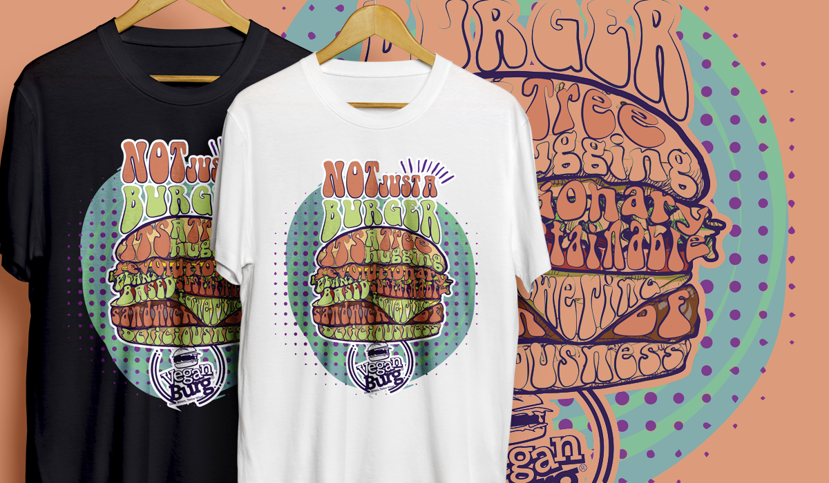 T-Shirt-Design von RebecaParra für VeganBurg | Design #15308468