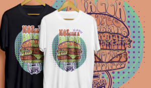 T-Shirt-Design von RebecaParra für VeganBurg | Design: #15308468
