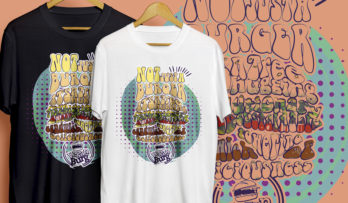 T-shirt Design by RebecaParra for VeganBurg | Design #15308469