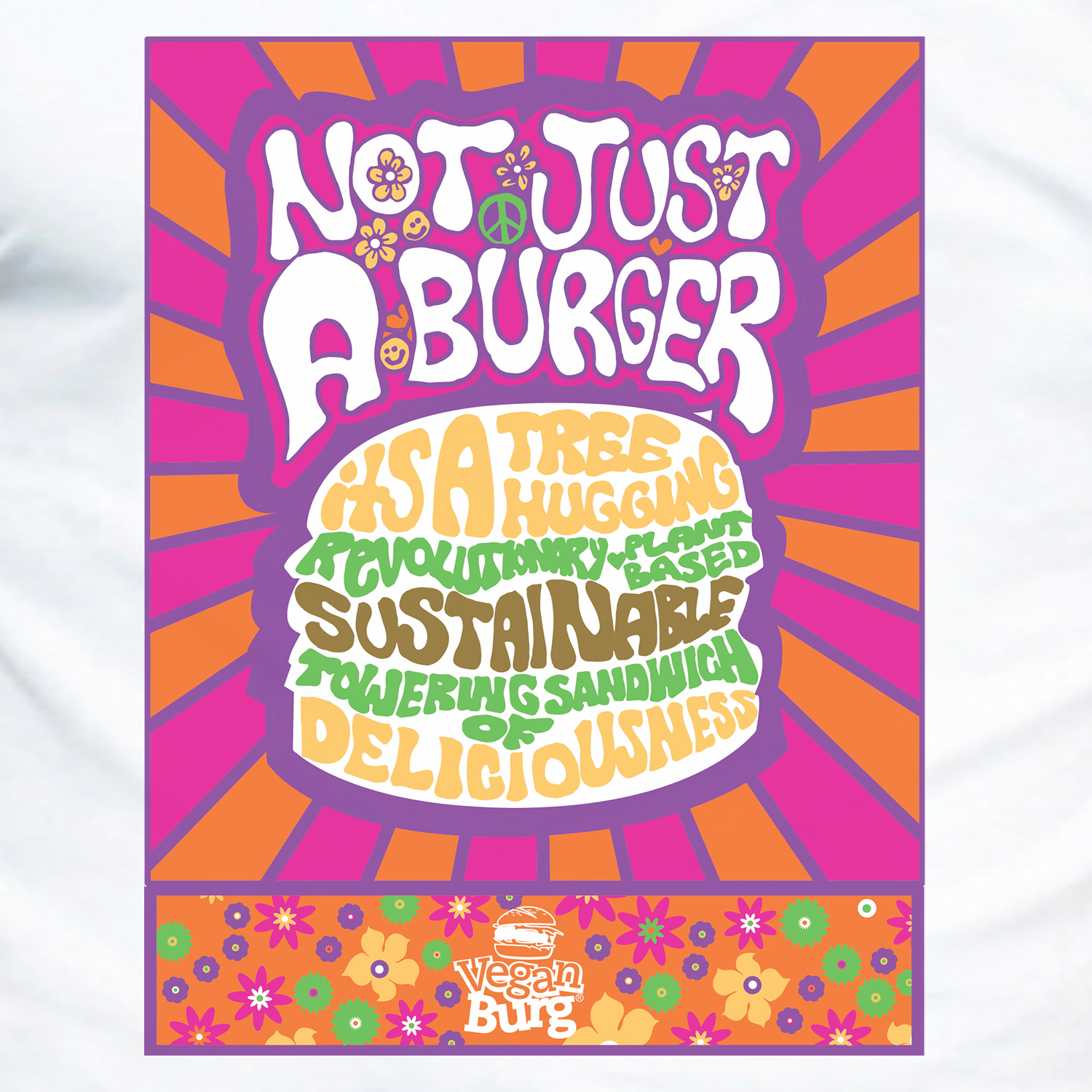 T-shirt Design by Creative50 for VeganBurg | Design #15336528