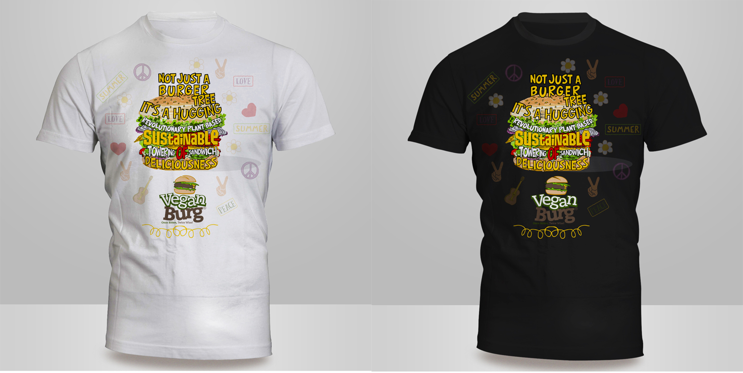 T-shirt Design by Kero for VeganBurg | Design #15273456