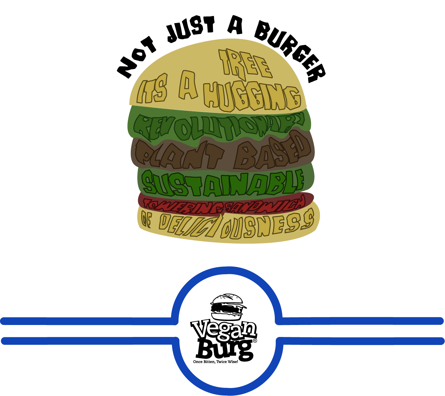 T-shirt Design by hishamissak2 for VeganBurg | Design #15304836