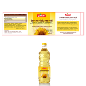 Sunflower Oil refined in PET bottle | Diseño de Empaque por Javelin Studio
