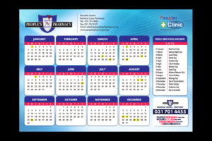 Peoples Pharmacy 2018 Calendar | Diseño de Impresos por creative.visuals