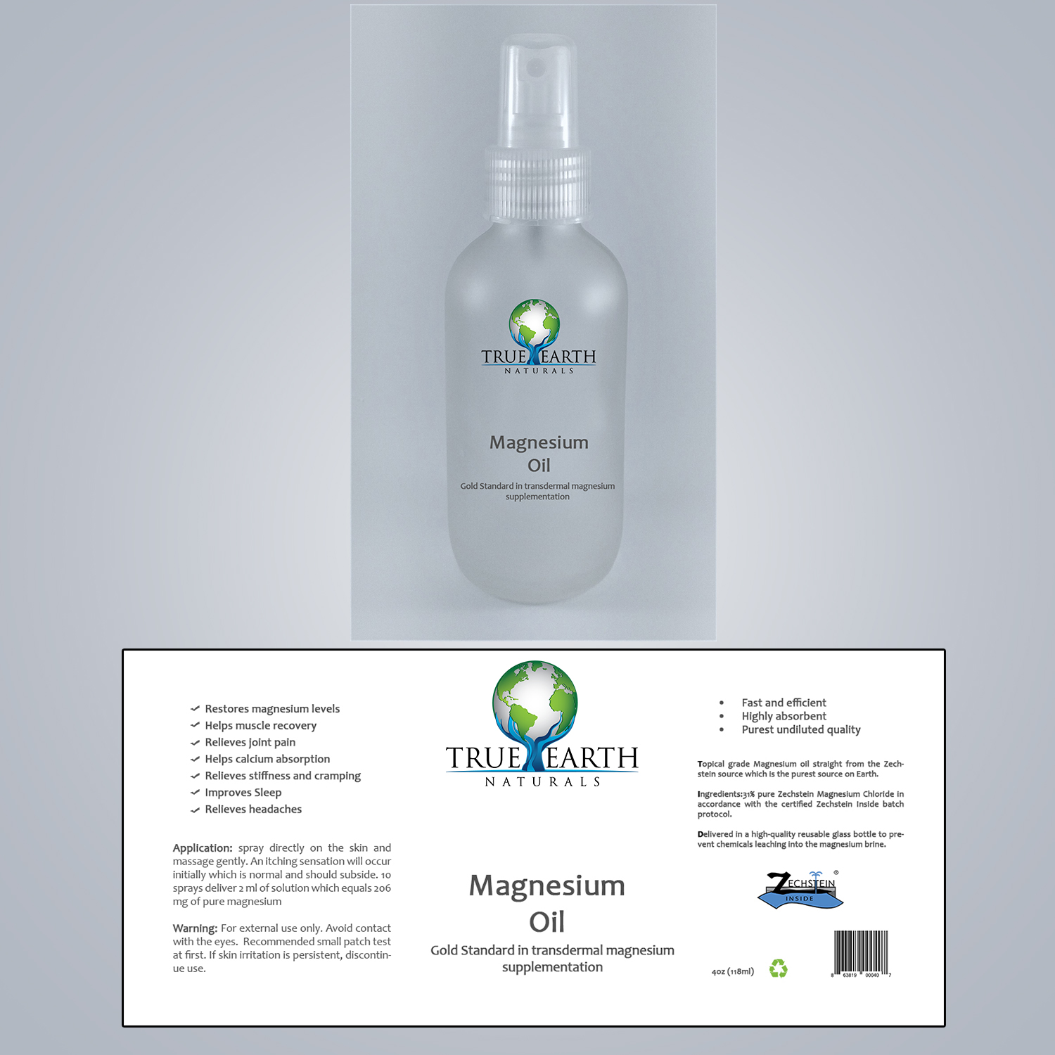 Verpackungs-Design von ManoDesign1 für True Earth Naturals | Design #15276513