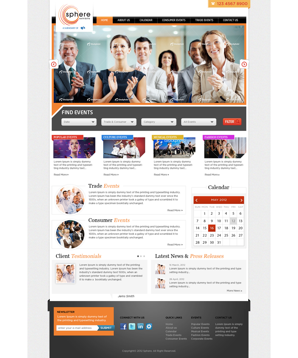 Web Design by Mayank Patel for clickTRUE Pte Ltd | Design #589141