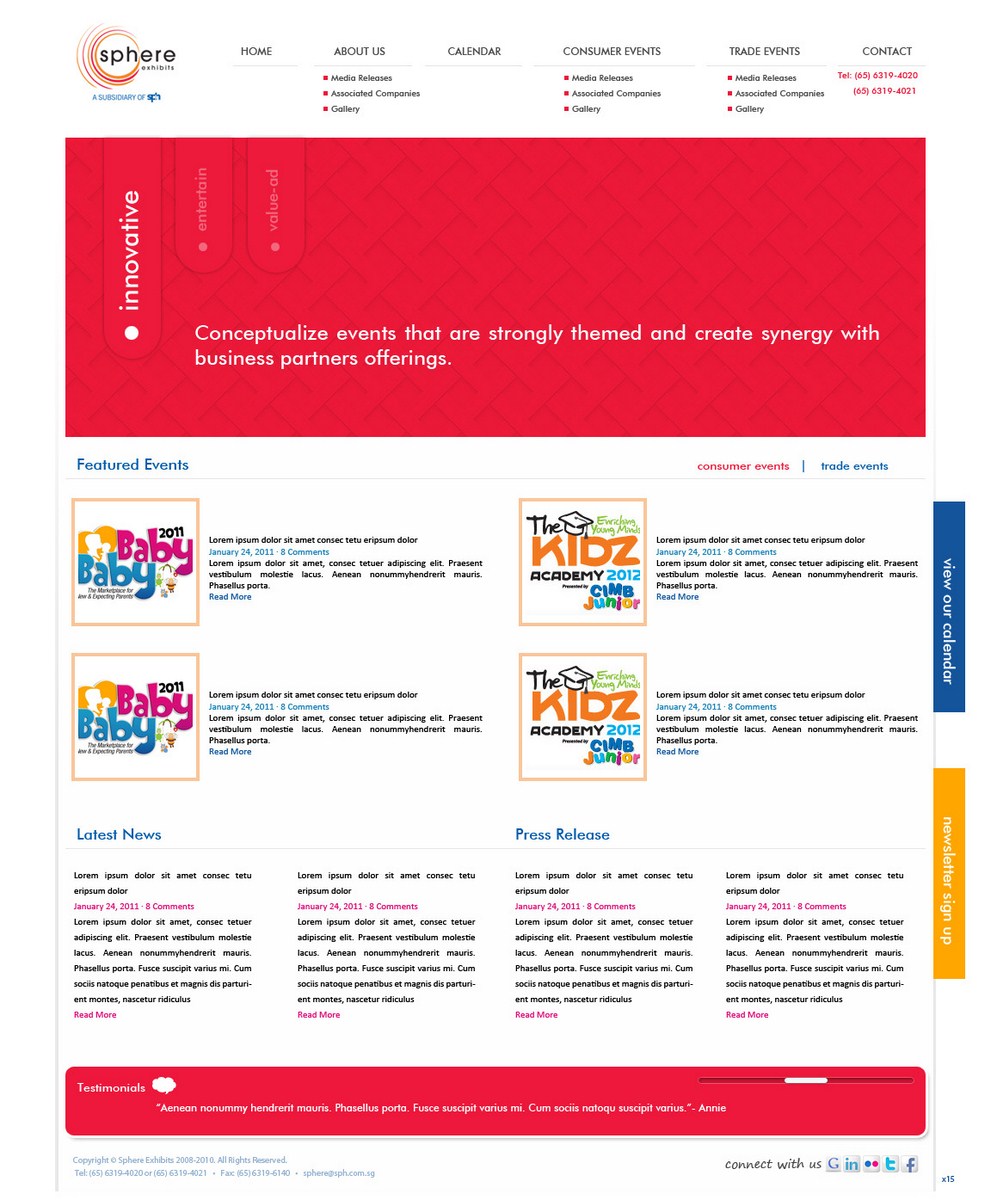 Web Design par pb pour clickTRUE Pte Ltd | Design #583814