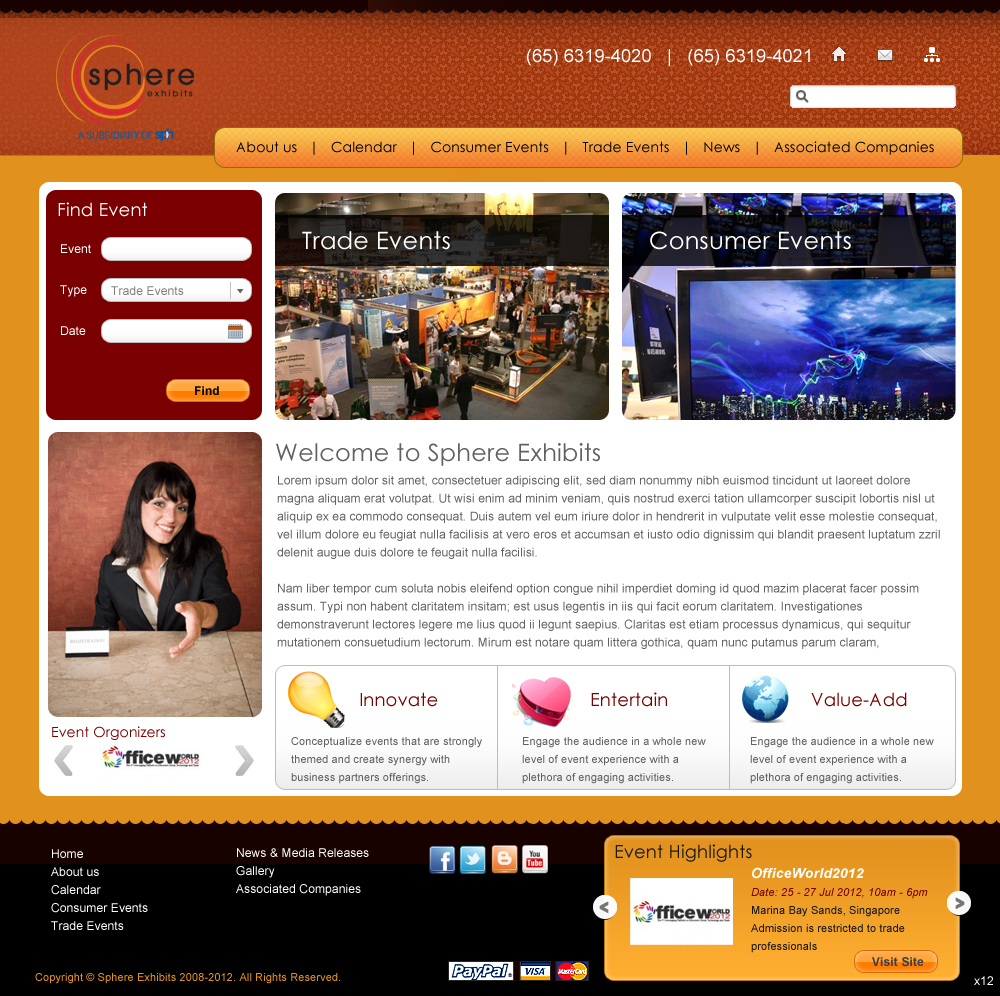 Diseño Web por pb para clickTRUE Pte Ltd | Diseño #593227