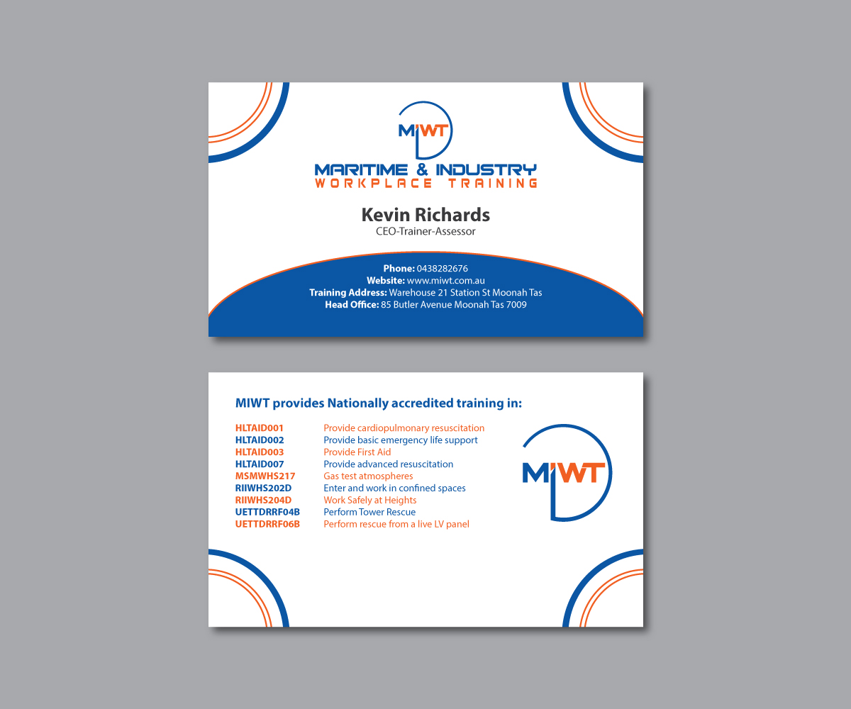 Diseño de Tarjeta de Presentación por M.Pirs para este proyecto | Diseño #15270046