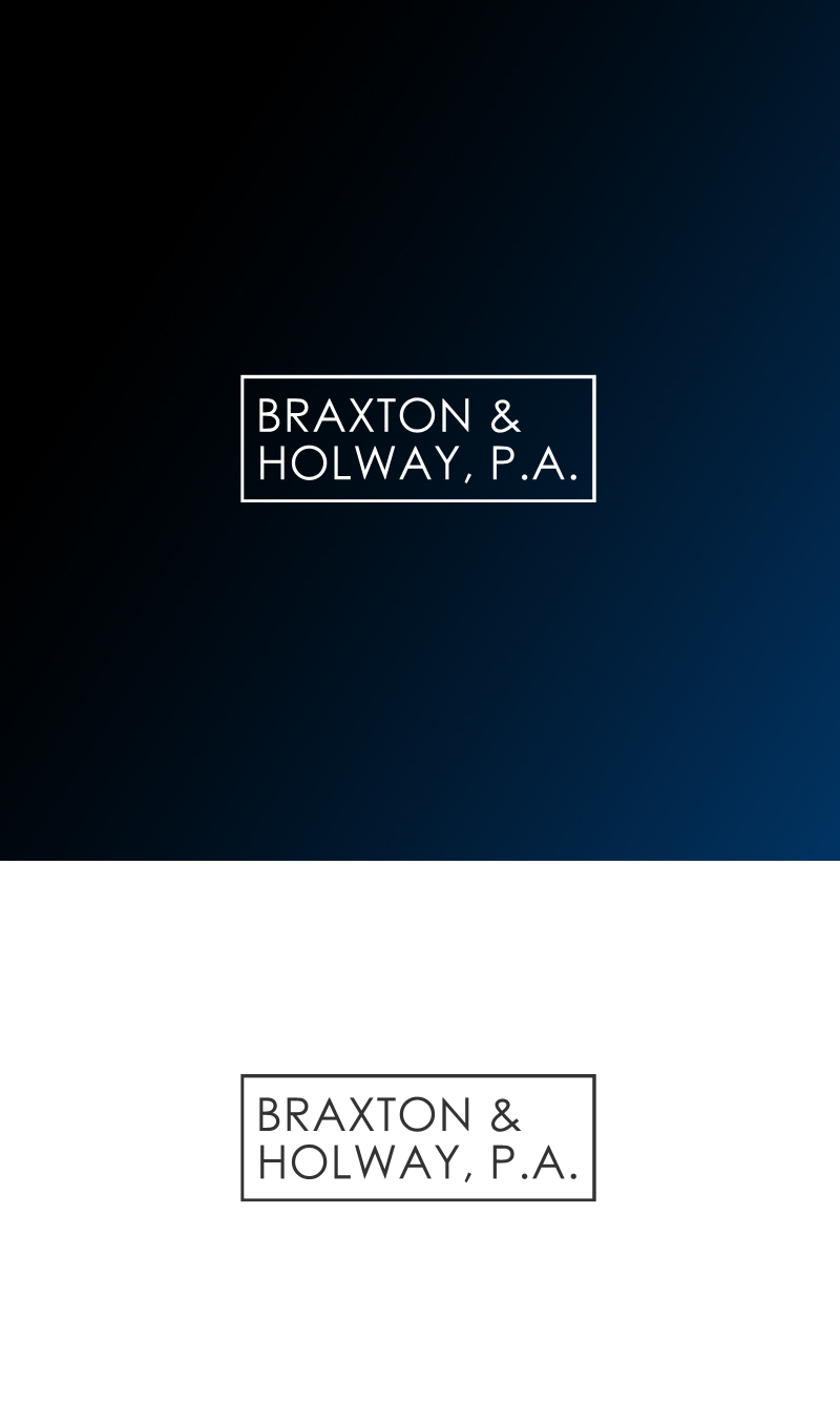 Logo Design by logo_s for Braxton & Holway, P.A. | Design #15275703