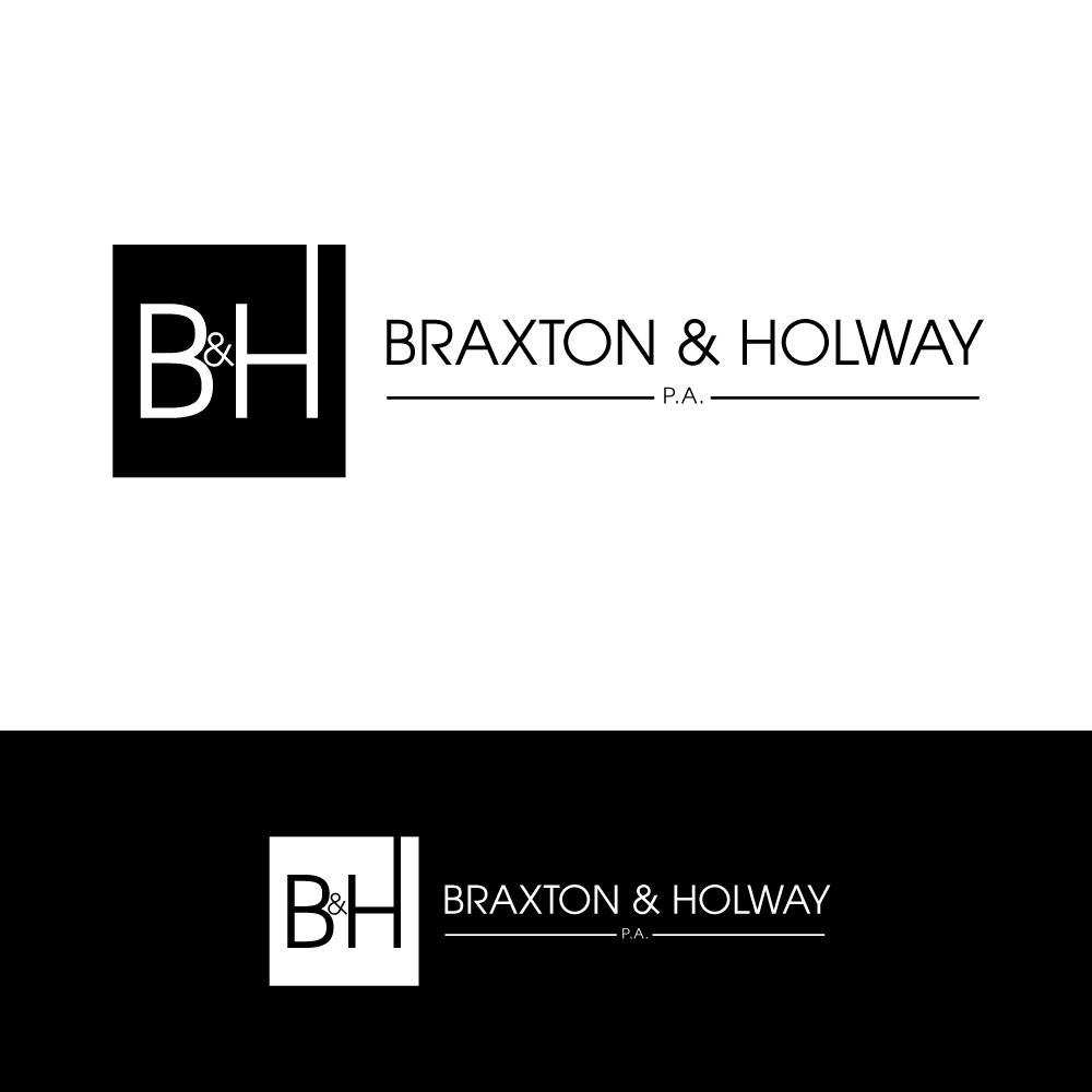Diseño de Logo por H4R5Z para Braxton & Holway, P.A. | Diseño #15271745