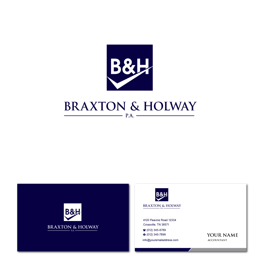 Diseño de Logo por H4R5Z para Braxton & Holway, P.A. | Diseño #15314475