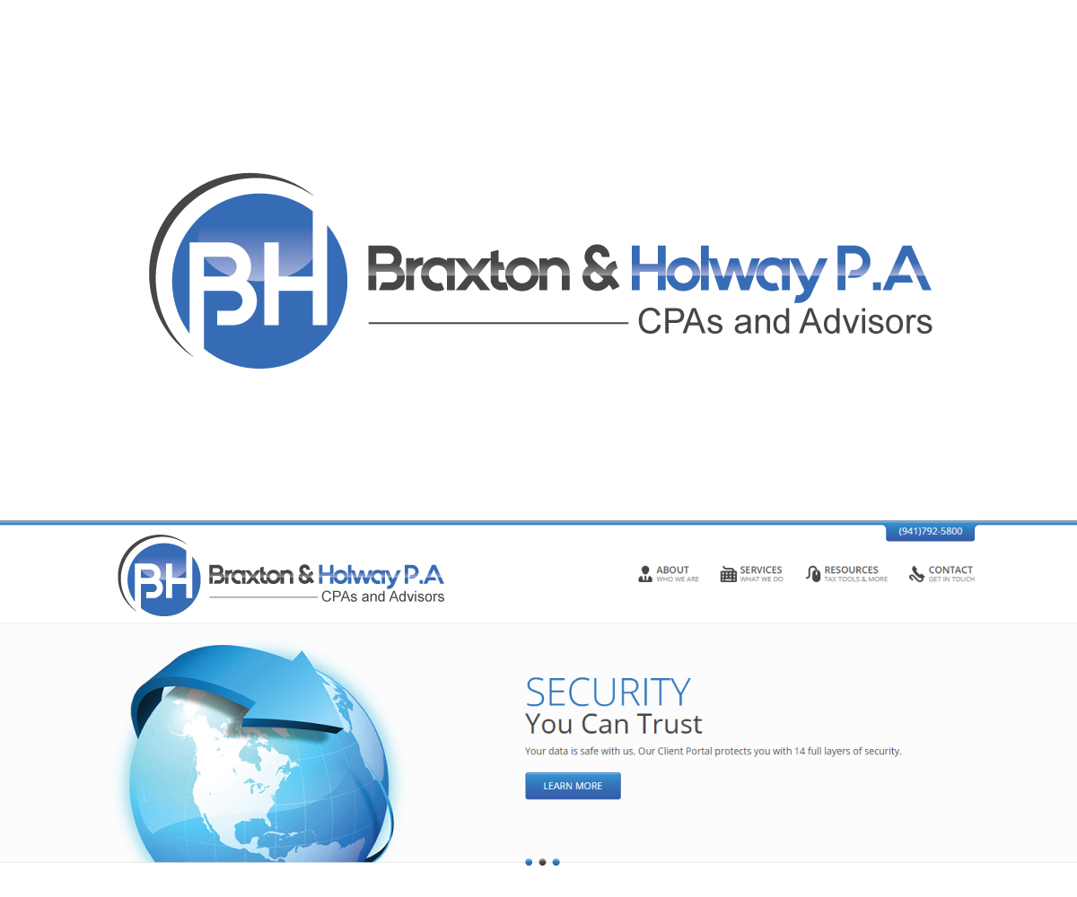 Diseño de Logo por logoguider para Braxton & Holway, P.A. | Diseño: #15463366