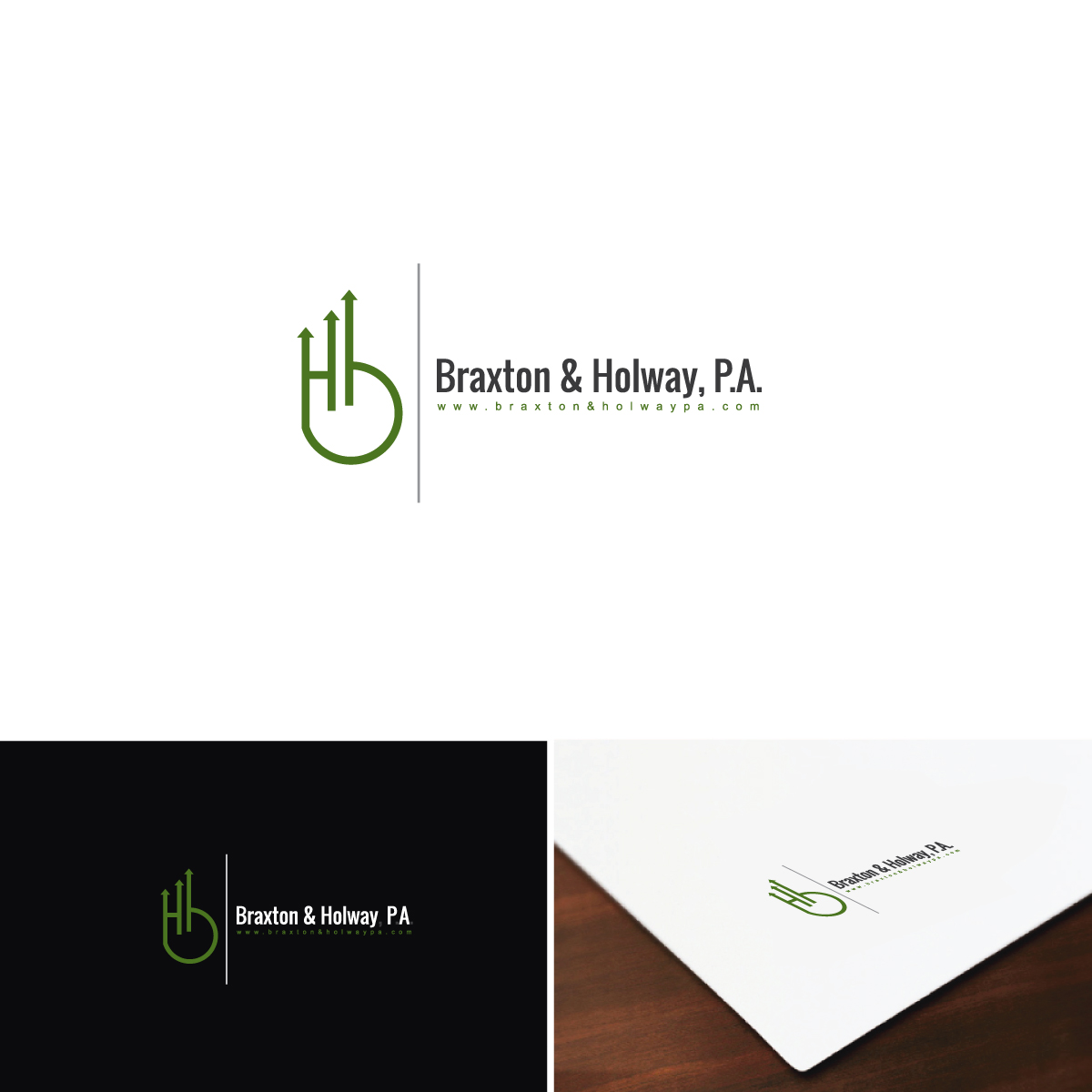 Diseño de Logo por webeezine para Braxton & Holway, P.A. | Diseño #15277533