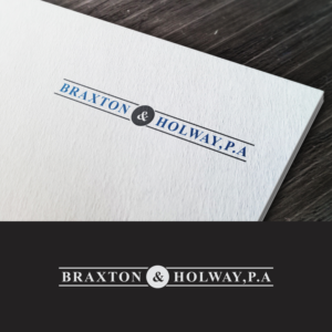 Diseño de Logo por yhutomo para Braxton & Holway, P.A. | Diseño: #15299054