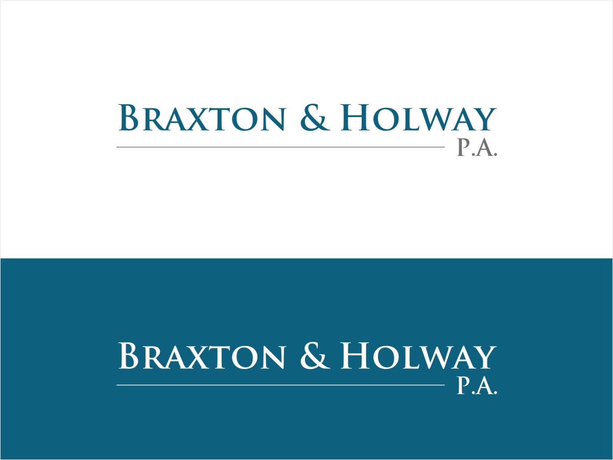Diseño de Logo por Sushmaa para Braxton & Holway, P.A. | Diseño #15292857