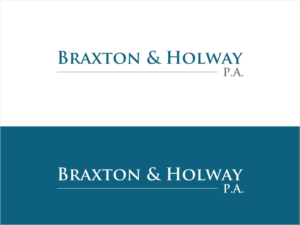 Diseño de Logo por Sushmaa para Braxton & Holway, P.A. | Diseño: #15292857