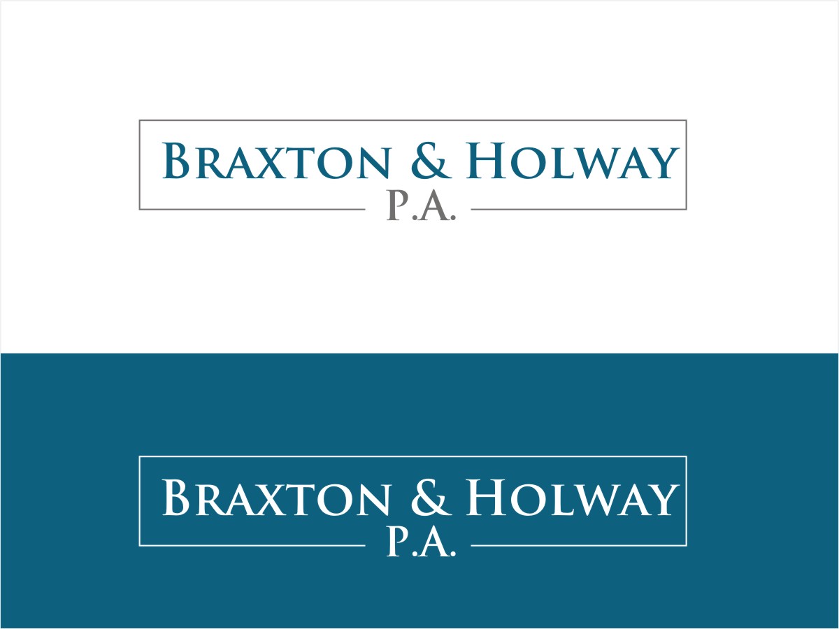 Diseño de Logo por Sushmaa para Braxton & Holway, P.A. | Diseño #15292870